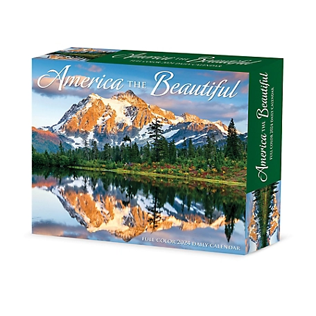 Willow Creek Press America the Beautiful 2024 Box Calendar, 36112