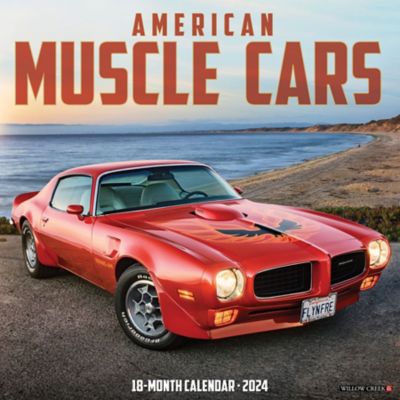 Willow Creek Press American Muscle Cars 2024 Wall Calendar, 32060