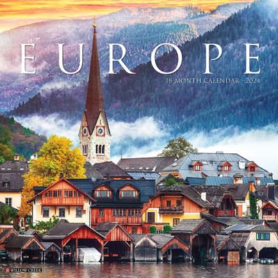 Willow Creek Press Europe 2024 Wall Calendar, 33456