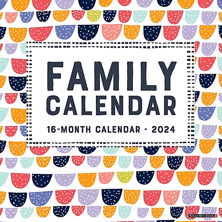 Willow Creek Press Family Planner 2024 Wall Calendar, 33470