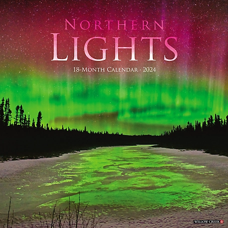 Willow Creek Press Northern Lights 2024 Wall Calendar, 34699