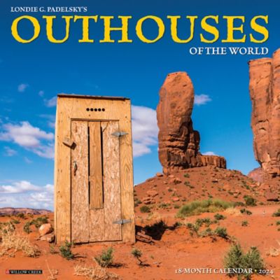 Willow Creek Press Outhouses 2024 Wall Calendar, 34767
