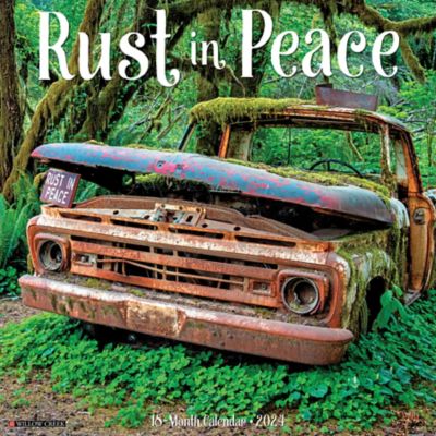Willow Creek Press Rust in Peace 2024 Wall Calendar, 35177