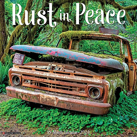 Willow Creek Press Rust in Peace 2024 Wall Calendar, 35177