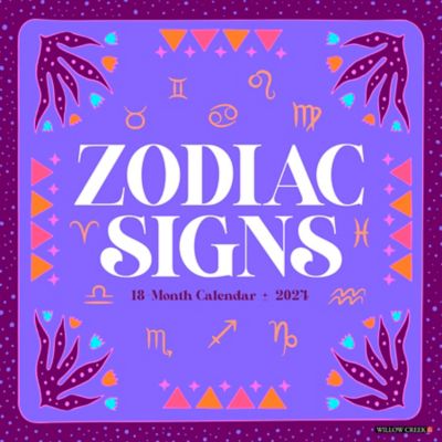 Willow Creek Press Zodiac Signs 2024 Wall Calendar, 37553