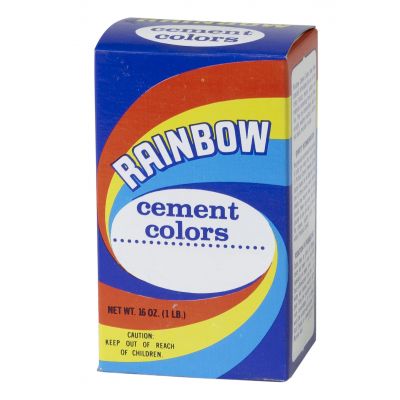 Image showing  1 lb. Box of Rainbow Color Cement, LP Brown