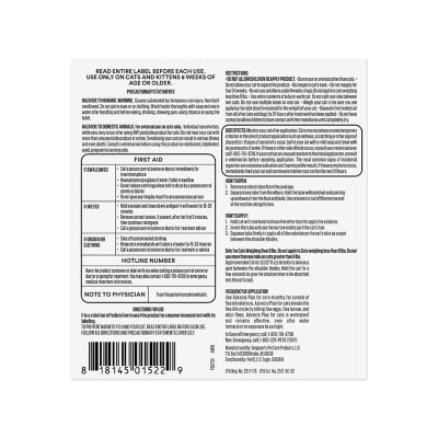 Image showing  Plus Flea and Tick Protection for Cats 9 lb. and over, 4 ct.