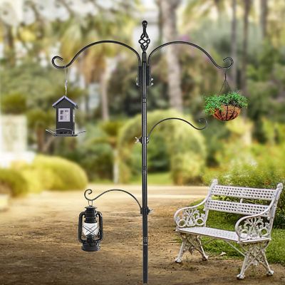 Image showing  Shepherd Hook Bird Feeding Station Feeder Pole