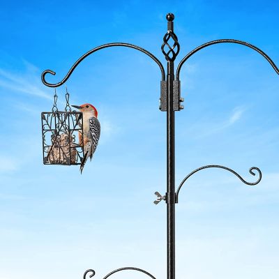 Image showing  Shepherd Hook Bird Feeding Station Feeder Pole