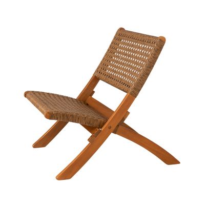 Image showing  Sava Indoor/Outdoor Folding Chair, Tan Wicker