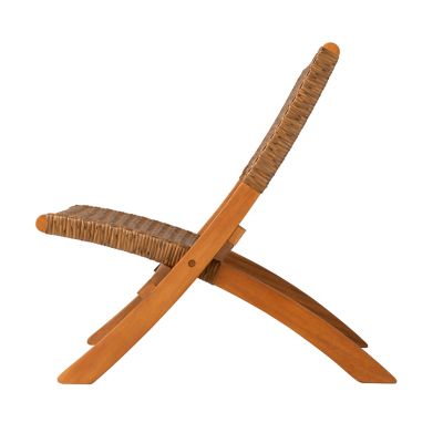 Image showing  Sava Indoor/Outdoor Folding Chair, Tan Wicker