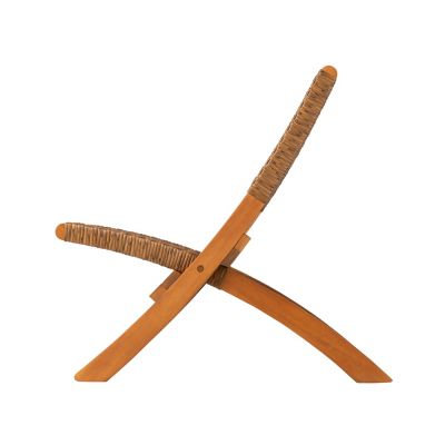 Image showing  Sava Indoor/Outdoor Folding Chair, Tan Wicker