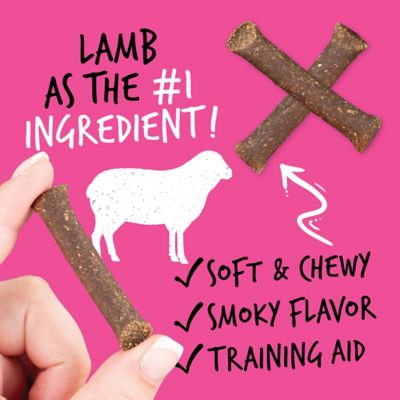 Image showing  Jerky Lamb Mini Sticks Grain-Free Dog Treats