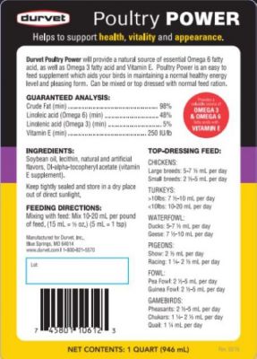 Image showing  Poultry Power Conditioning Supplement, 16 oz.