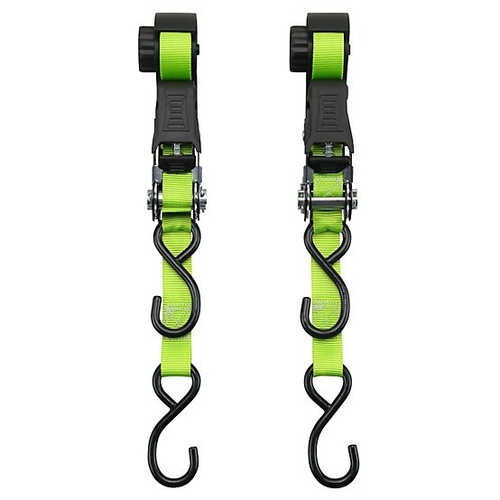 15 ft. x 1 in. 2500 lbs. Self Store Retractable Ratchet Tie Down Strap (2-Pack) 15 ft. x 1 in. 2500 lbs. Self Store Retractable Ratchet Tie Down Strap (2-Pack)