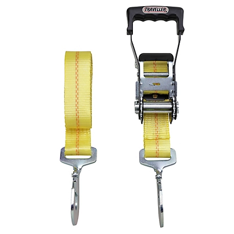 Traveller 2 in. x 33 ft. Commercial-Duty Ratchet Tie-Down Strap at