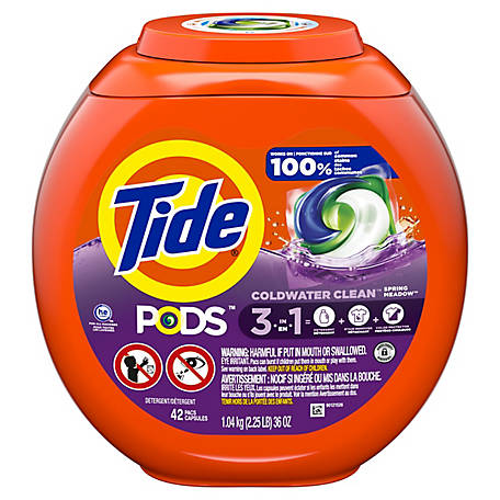 Tide Pods Laundry Detergent, 42 ct., 80367586