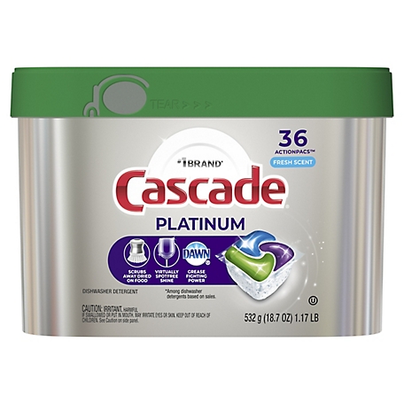 Cascade Platinum Plus Fresh Dishwasher Detergent Pods, 11 ct - Foods Co.