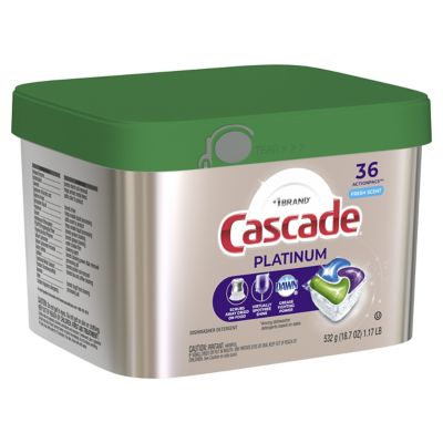 Image showing  Platinum ActionPacs Dishwasher Detergent, 36 pc.