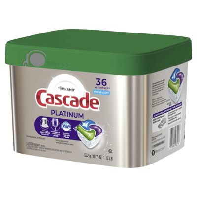 Image showing  Platinum ActionPacs Dishwasher Detergent, 36 pc.