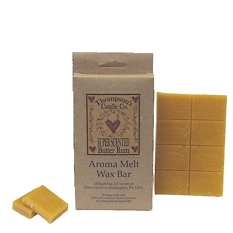 Thompson's Candle Co. 2.5oz Aroma Melt Bar, Butter Rum