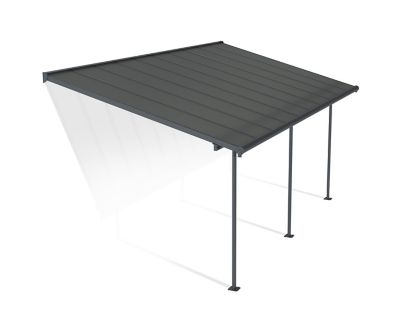 Canopia by Palram 10 ft. x 18 ft. Sierra Pati Cover, Gray/Gray