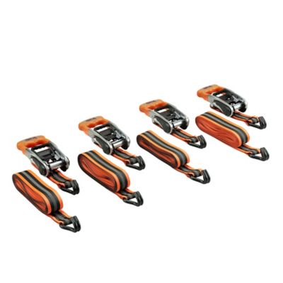 Image showing  1.5 in. x 16 ft. Aluminum Ratchet Tie-Downs, 1,100 lb., 4-Pack