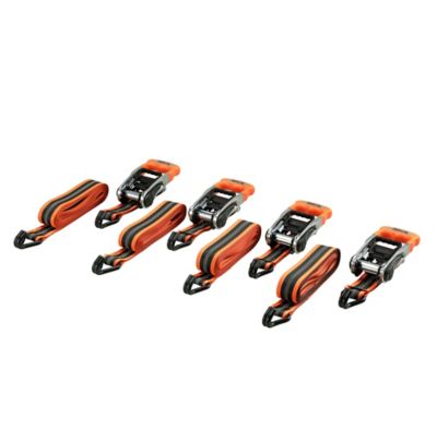 Image showing  1.5 in. x 16 ft. Aluminum Ratchet Tie-Downs, 1,100 lb., 4-Pack