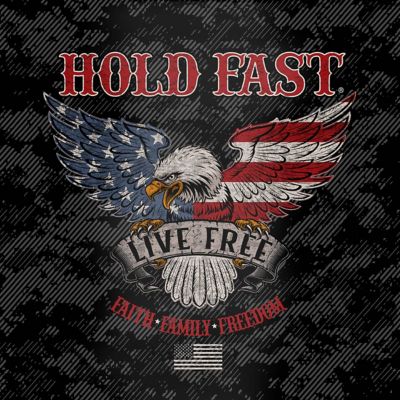 Image showing 20 oz. Hold Fast Eagle Stainless Steel Tumbler, Black