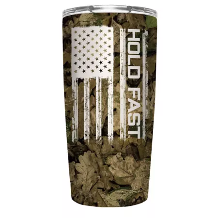 20 oz Hunting Camouflage Flag Stainless Steel Tumbler Tumblers