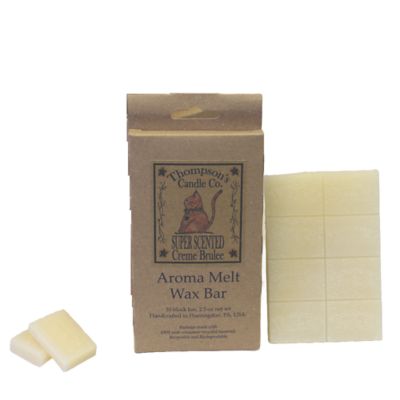 Thompson's Candle Co. Creme Brulee Scented Aroma Melt Bar, 2.5 oz.