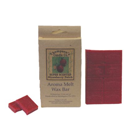 Thompson's Candle Co. Strawberry Patch Scented Aroma Melt Bar, 2.5 oz.