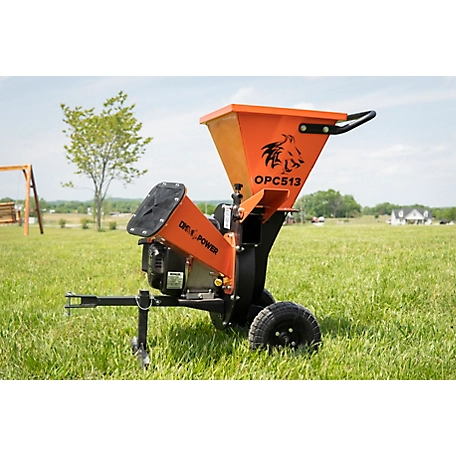 DK2 Power 3 in. 6.5HP Disk Direct Drive Wood Chipper Shredder with 4-Stage cycle KOHLER RH265 196Cc Gas Engine- OPC513