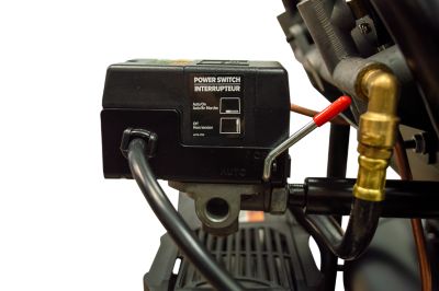 Image showing  1HP-2 Cylinder Brushless 4Gal.Twin stack Portable Silent Oil-Free Electric Air Compressor Max 125PSI- AC04G