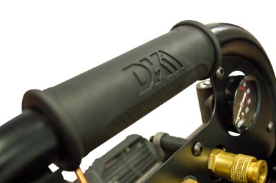 Image showing 5 th DK2 1HP-2 Cylinder Brushless 4Gal.Twin stack Portable Silent Oil-Free Electric Air Compressor Max 125PSI- AC04G