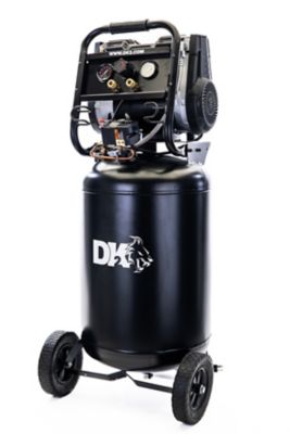 DK2 2HP Twin cylinder Brushless 20G 2Stage Portable Silent Oil-Free Electric Air Compressor Max 150PSI-AC20G