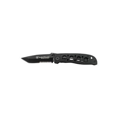 Image showing  3.8 in. Extreme Ops Tanto Serrated Knife, Black