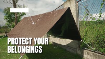 Image showing  25 ft. x 45 ft. Tarp, 22 Mil, White