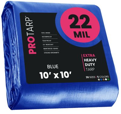 Protarp Blue 22Mil 10 x 10 Tarp, PT-205-10X10