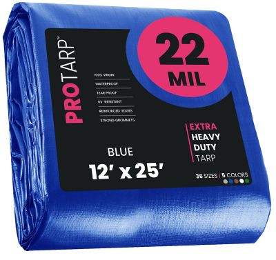 Protarp Blue 22Mil 12 x 25 Tarp, PT-205-12X25