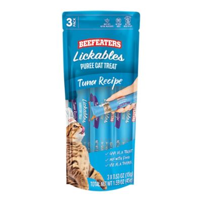 Beefeaters Puree Cat Treat, Tuna, 3 ct., Case of 12, 031BE-02437-12