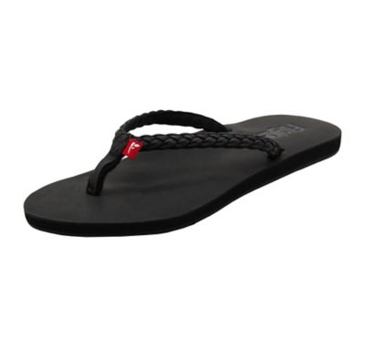 Flojos Harper Flip Flop, 8,Black at Tractor Supply Co
