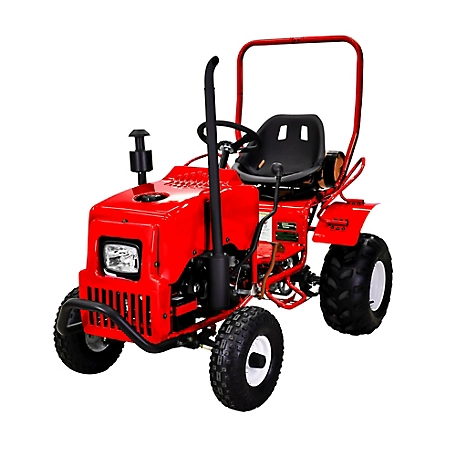 Massimo Mini Tractor 125cc Gas Powered Go Kart - Red