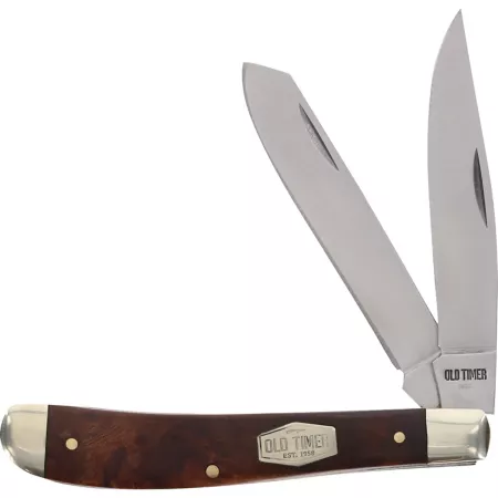 Old Timer 3.8 in Gunstock Trapper Knife Knives