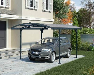 Image showing  Atlas 5000 10 ft. x 16 ft. Carport - Gray/Bronze, HG9136