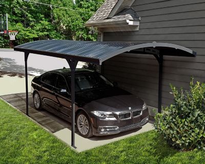Image showing  Atlas 5000 10 ft. x 16 ft. Carport - Gray/Bronze, HG9136