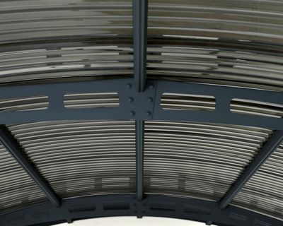 Image showing  Atlas 5000 10 ft. x 16 ft. Carport - Gray/Bronze, HG9136