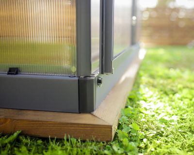 Image showing 8 th Canopia by Palram 6 L x 4 W ft. Gray Mythos Greenhouse