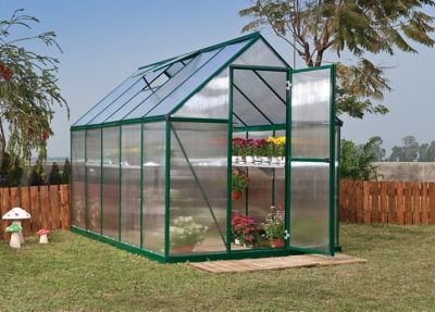 Image showing  6 L x 10 W ft. Green Mythos Greenhouse
