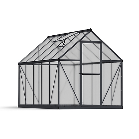 Canopia by Palram 6 ft. L x 10 ft. W Gray Mythos Greenhouse